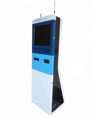 China Cold Roll Steel Sheet Free Standing Touch Screen Kiosk Design for sale