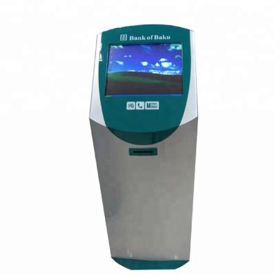 China Indoor Touch Screen Bank Thermal Printer Kiosk for sale