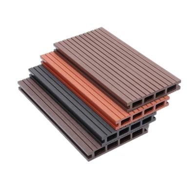 China Contemporary hot corrosive cheap exterior anti weather sales contemporary wood plastic composite wpc decking for sale