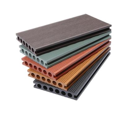 China Modern Anti-slip Wood Plastic Composite Decking Waterproof Flooring for sale