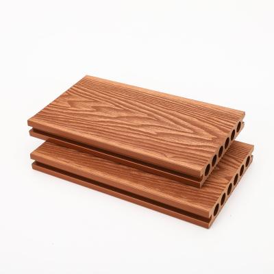 China Modern Hollow Wpc Outside Decks Swimming Pool Decking Boards Wpc Exterior Hardwood Flooring Decking for sale