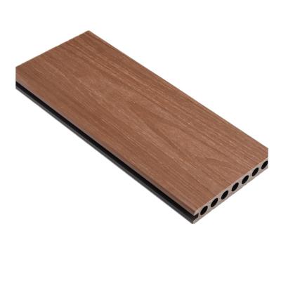 China Modern deep embossed wood grain 3D wear resistance decking modern anti-aging waterproof outdoor wpc engineered flooring for sale