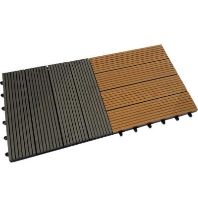 China Modern DIY wpc exterior decking, 100% DIY recycled WPC board composite decking, DIY waterproof and fireproof for sale