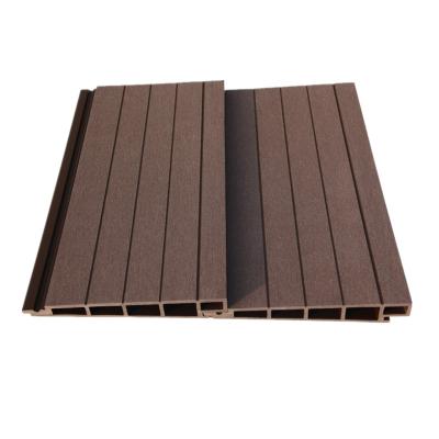 China Factory price contemporary exterior wpc plastic composite wall cladding wpc wall panel for sale