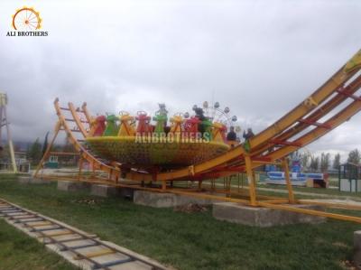 China 380 V Amusement Park Thrill Rides , Amusement Park Swing Ride 30 - 32 M Track Length for sale