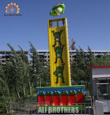 Chine OIN sautante de tours d'enfants d'amusement de tour de trémie extérieure de grenouille approuvée à vendre