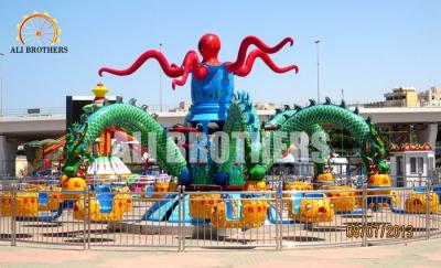 China Family Games Amusement Park Thrill Rides Big Octopus Shape 6m Height for sale