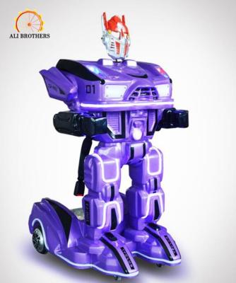 China Shopping Mall Kids Carnival Rides , Electric Robot Kids Ride On Toys for sale