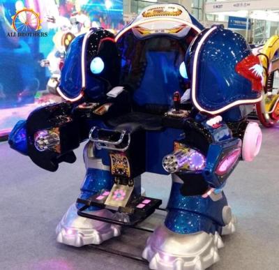 China Electric Carnival Bumper Cars Walking Robot Shape 150 Kg Load Weight for sale