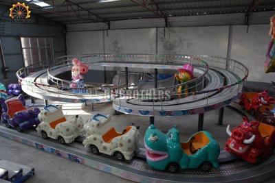 China Mini Shuttle Amusement Train Rides 2 Meter Track Height 12 Months Warranty for sale