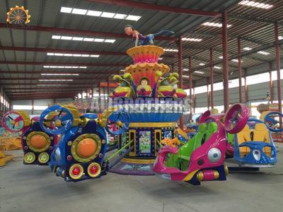 China El parque de atracciones de los niños de la estrella azul del paseo monta capacidad de 16 personas con dos botones en venta