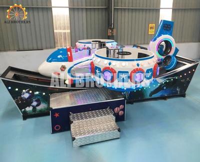 China 360 Rotating Children Flying Car Ride Theme Park Space Design 2.5 Kw Power for sale