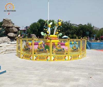 China Potable Crazy Dance Ride Bee Coffee Cup Rides 220v Voltage 3.5m Height for sale