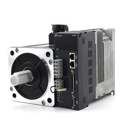 중국 Waterproof 17 bit absoluted 2.6kw 130mm AC 3phase 2500rpm 10N.M servo motor nema51 servo driver kit for CNC 판매용