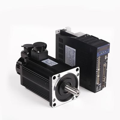 China Waterproof AC 220v Servo Motor 3000rpm 6N.m Three Phase Servo Motor Driver With Good Quality for sale