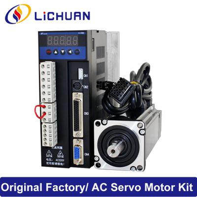 China Control Servo for Lichuan 400W 2.8A 1.27N.M 3000rpm AC Servo Motor Driver Kit 60 Flange for sale