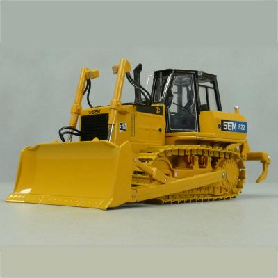 China Toy New 1:35 Scale SEM822 Bulldozer Reproduction Model Both Cab Open Bucket Ripper Die Cast Zinc Alloy Blade Can Move Yellow Collectible Toys Gifts for sale