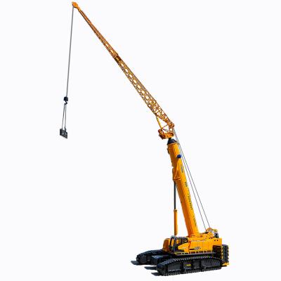 China Toy New Diecast 1/50 220 Telescopic Crawler Crane Model 4 Outriggers Extend Cabin Open Frame 360 ​​Swing Boom Retractable Collection Gift Toy for sale