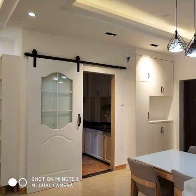 China Modern Interior Sound Proof Sliding Solid Wood Barn Door With High Quality for sale