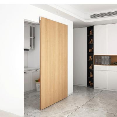 China Modern Simple Design Sliding Barn Door Solid Wood With Hardware For Living Room for sale