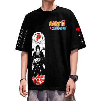 China Wholesale Fashionable Logo Plain Drop Shoulder Oversize Black T-shirt Men's Cotton XIANGHUI Others T-shirts for sale