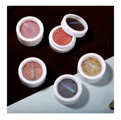 China HANDAIYAN's Long Lasting Glitter Matte Eyeshadow Monochrome Creme Pigment Pan Eyeshadow Long Lasting Simple Make Up Cosmetics for sale