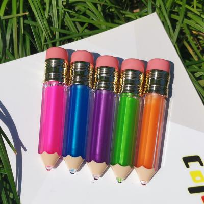 China 2022 Girls Green Vegan Macaron Color Macaron Kids Private Label Pencil Waterproof Cute Hot Pink And Lip Gloss for sale