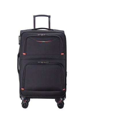 China Customized Outdoor Large Capacity Oxford Cloth Travel Luggage Suitcases With 4 Wheels And Password Locks for sale