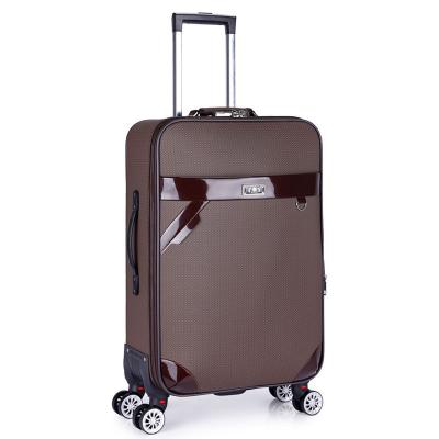 China Outdoor Popular New Design Good Quality Cheap PU Leather Luggage For Travel for sale