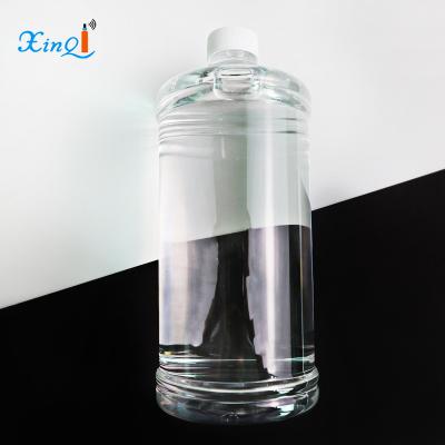 China RPET 1000ML clear lotion pump water sterilizer alcohol packing bottle for sale