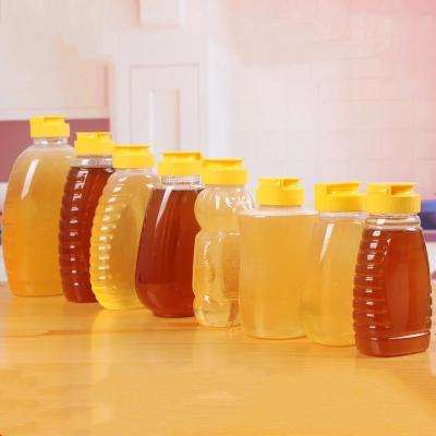 China factory 150ml200ml500ml plastic honey jars for sale