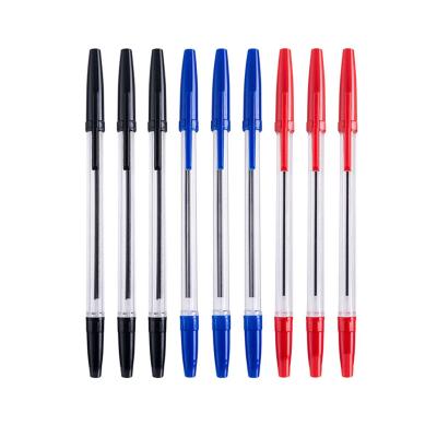 China office & Black Blue Red Student Stationery Ballpoint Pen Office Supplies Pen 0.7mm Oil Promotion Pen Ball Pen Wholesale Cheap School for sale