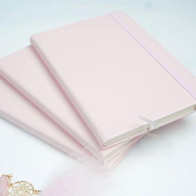 China Colorful Leather Agriculture PU Hardcover Book Office School One Line A5 Non-printing PU Notebook Stationery Time and Date for sale