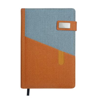 China Promotion Office\Business\School\Office Notebook Luxury Daily Hardcover Planner Hardcover Monthly Notebook with Pen Holder Pocket Stationary Custom Notebook for sale