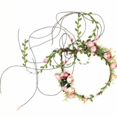 China European and American bridal hairband wholesale simulation flower seaside holiday seaside garland headdress Amazon hot sale GN002-005 for sale