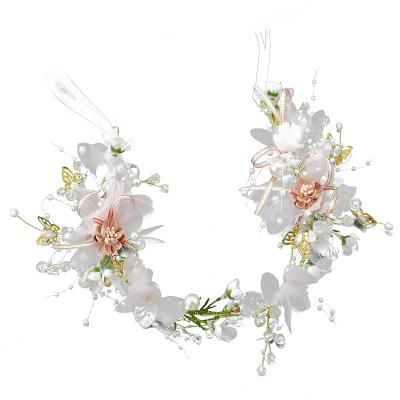 China New original wedding bridal headdress wedding hair accessories flower headband super fairy wreath&wristband TS716 B0101 for sale