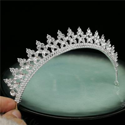 China Alloy+Rhinestone Alloy Rhinestone Princess Headdress Bridal Children's Jewelry Crown Hair Band for sale