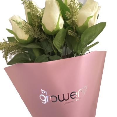 China Fleixble Packaging Hot Selling Plastic Flower Wrapping Sleeve And Kraft Paper Sleeve And Transparent Flower Sleeves for sale