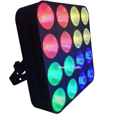 China High Power Stage Rear Ground Matrix Blinder Led Light 16x30w RGB 3in1 COB Led Blinder for sale