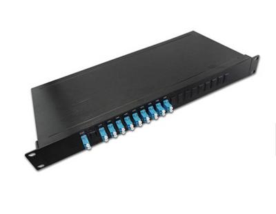 China Single Fiber / Dual Fiber DWDM Mux Demux OADM Module 1U 19 Inch Rack Mount for sale