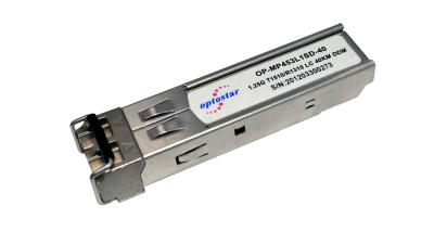 중국 OPTOSTAR 1.25Gb/s RoHS 고분고분한 Pluggable BiDi SFP 송수신기 SC 연결관 파장 Tx1310/Rx1490 판매용