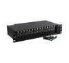 China 10M / 100M / 1000M Card Fiber Optic Devices 16 Slot 2U Rack Chassis for sale