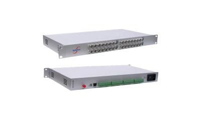 China Optical Fiber Multiplexer 32 * Video+2 * Reverse Data +1 * Audio (OP-VM-32V2R1A) for sale