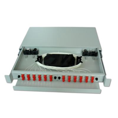 China Slidable Rack mounted ODF Fiber Optic Distribution Frame for Telecommunication / FTTX for sale