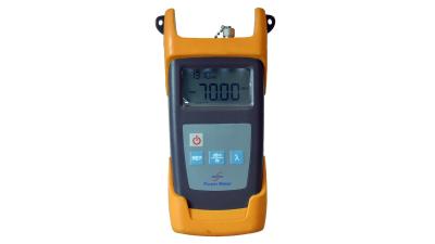 China Handheld Style Fiber Optic Power Meter , Optical Fiber Power Meter Wide Dynamic Measurement Range for sale