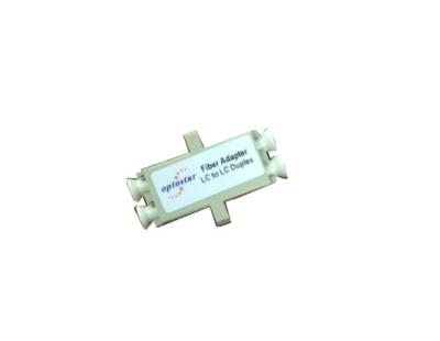 China LC Duplex Blue Fiber Optic Adapter LC Duplex Singlemode adaptor with flange for sale