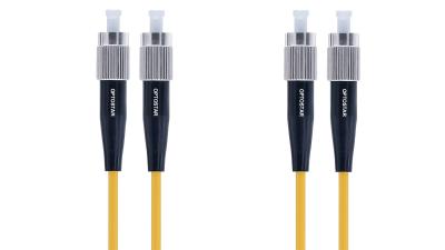 China Yellow Jacket 10D Static Fibre Patch Cables -20°C - +70°C Temperature Range for sale