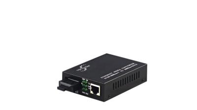 China Black Box Fiber To UTP Media Converter Multimode 62.5um / 125um MC-10-100-2UTP for sale