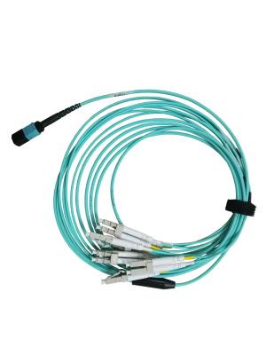 China OPTOSTAR Optical Fiber Cable with MPO Connector 12 Core LC MPO Patch Cord for sale