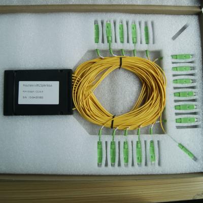 중국 Ftth SC Upc Connnector/32의 방법 쪼개는 도구를 가진 플라스틱 아BS 비행 기록 장치 PLC 쪼개는 도구 1x32 판매용